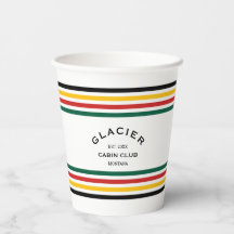 Glacier Park Cabin Club Crest personalizado con fr