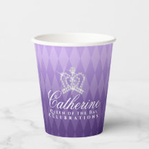 Glittering Crown Luxury Purple