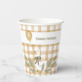 Vasos De Papel Globo de gasa amarilla