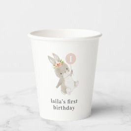 Vasos De Papel Globo rosa Bunny