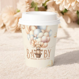 Vasos De Papel Globos de Oso de Teddy Bear Esperar A La Esperanza