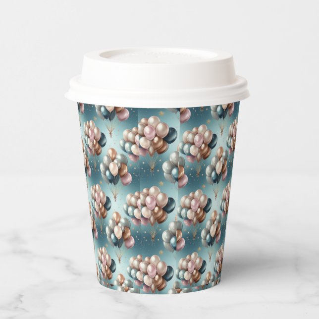 Vasos De Papel Globos Galore 02 (Izquierda)