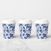 Glorias de la Mañana Azules Cobalto Estilo Delft B