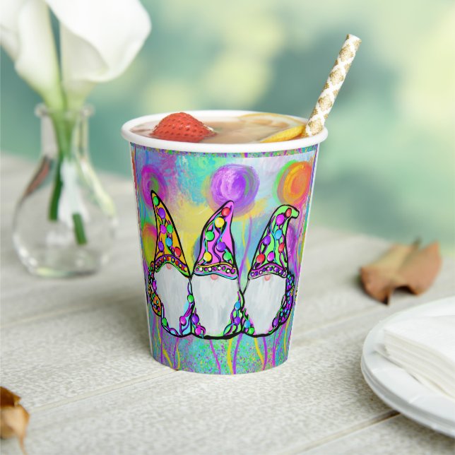 VASOS DE PAPEL GNOME (in situ)