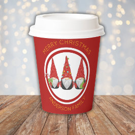 Vasos De Papel Gnomes de vacaciones