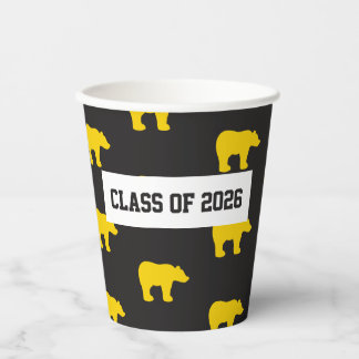 Vasos De Papel Golden Bear Graduation Party or Reunion