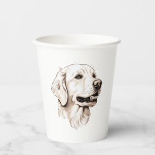 Vasos De Papel Golden Retriever 2