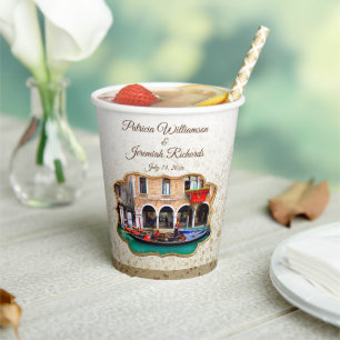 Vasos De Papel Góndolas venecianas