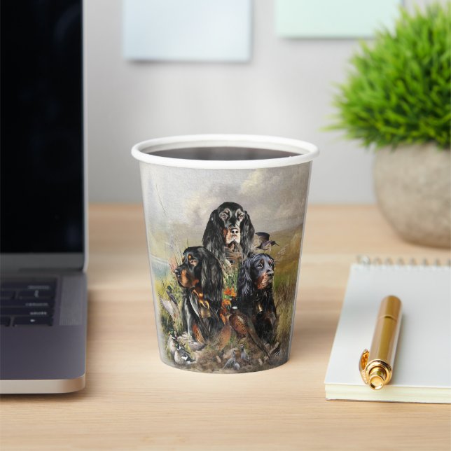 Vasos De Papel Gordon Setter  (in situ)