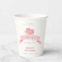 Gorra de lechuza rosa occidental Baby Shower