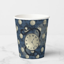 Vasos De Papel Gótico de los relojes de vapor