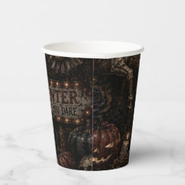Vasos De Papel Gótico Halloween Espeluznante