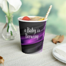 Gótico Purple Black Halloween Evento Baby Shower
