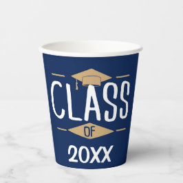 Vasos De Papel Graduación Clase de