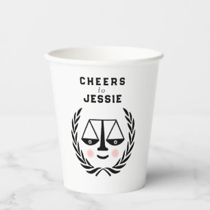 Vasos De Papel Graduación de la Facultad de Derecho