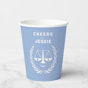 Vasos De Papel Graduación de la Facultad de Derecho