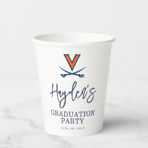 Vasos De Papel Graduación de la Universidad de Virginia