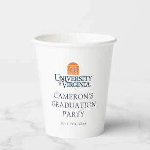 Vasos De Papel Graduación de la Universidad de Virginia
