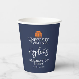 Vasos De Papel Graduación de la Universidad de Virginia