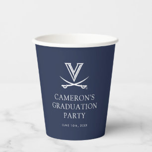 Vasos De Papel Graduación de la Universidad de Virginia