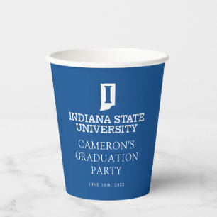 Vasos De Papel Graduación de la Universidad Estatal de Indiana