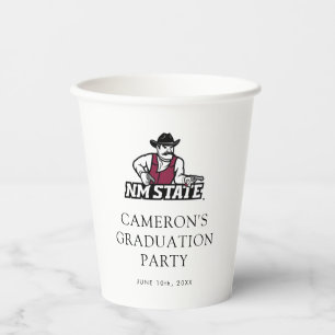 Vasos De Papel Graduación de la Universidad Estatal de Nuevo Méxi