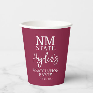 Vasos De Papel Graduación de la Universidad Estatal de Nuevo Méxi