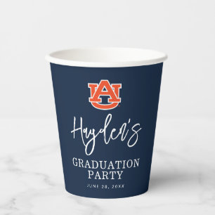 Vasos De Papel Graduación en la Universidad Auburn - Tigres Aubur