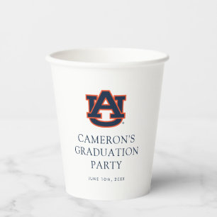 Vasos De Papel Graduación universitaria de Auburn Auburn Tigers