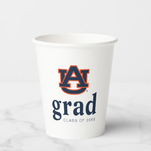 Vasos De Papel Graduación universitaria de Auburn Auburn Tigers