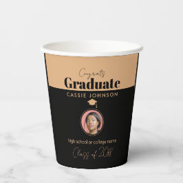 Vasos De Papel Graduado de Congrats, Clase de 2023