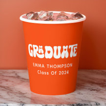 Graduado De Naranja Retro De 2024