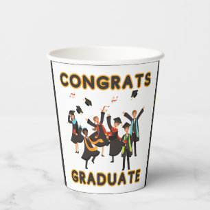 Vasos De Papel Graduados de felicitaciones
