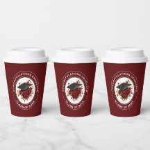 Graduation Cap & Red Roses Class of 20XX 