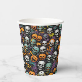 Vasos De Papel Graffiti Skulls