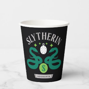 Vasos De Papel Gráfica de bloqueo de serpiente doble SLYTHERIN™ H