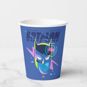 Vasos De Papel Gráfica de la cabeza de la luz Batman para siempre