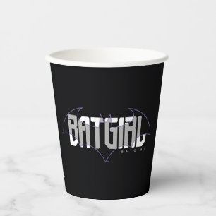 Vasos De Papel Gráfica de nombre de alta tecnología de Batgirl