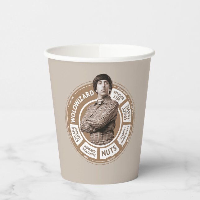 Vasos De Papel Gráfico de Howard Info (Izquierda)