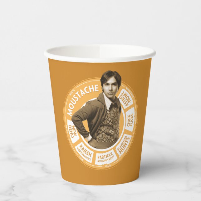 Vasos De Papel Gráfico de información de Rajesh (Izquierda)