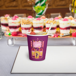 Vasos De Papel Gráfico de la tienda Wonka Candy