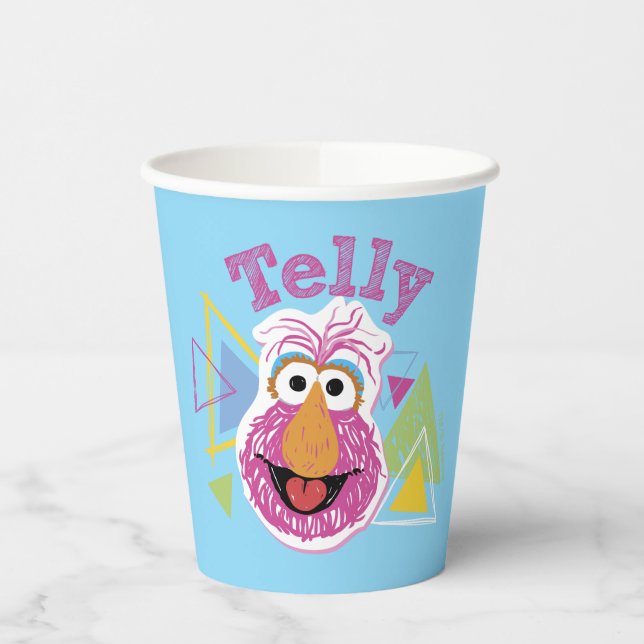 Vasos De Papel Gráficos Divertidos de Telly Monster (Izquierda)