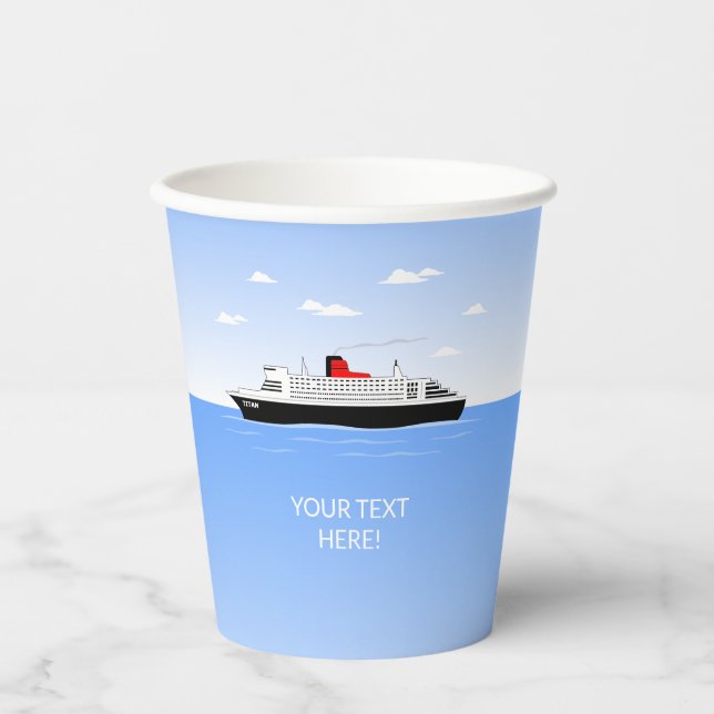 Vasos De Papel Gran Fiesta de Pool (Anverso)