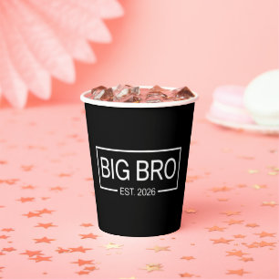 Vasos De Papel Gran Hermano Est. 2026 Nuevo Embarazo de Big Broth