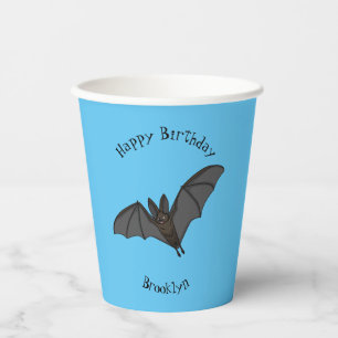 Vasos De Papel Gran ilustracion de personalizado de murciélagos