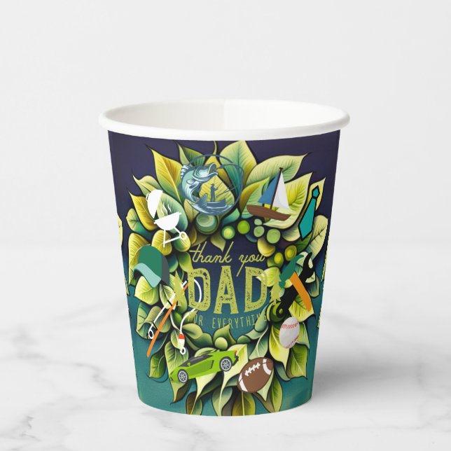 Vasos De Papel Grandes dads (Izquierda)