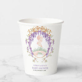 Vasos De Papel Grandmillennial Wisteria Baby Shower