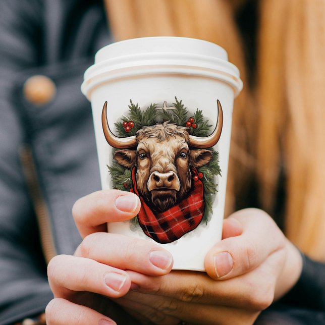 Vasos De Papel Granja Rusa Red Buffalo Plaid (Subido por el creador)