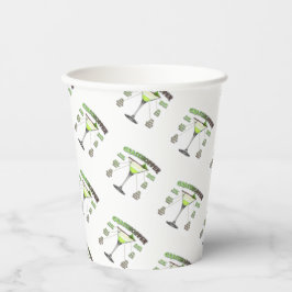 Vasos De Papel GRASSHOPPER Cocktail Recipe Art