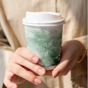 Vasos De Papel Greenery Invierno Paisaje Mágico Despedida de Solt